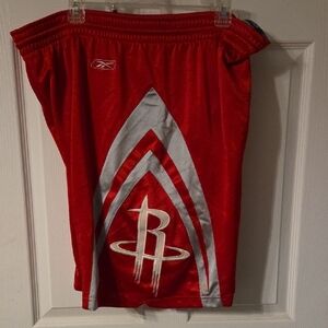 Reebok Red and Silver Sports Shorts